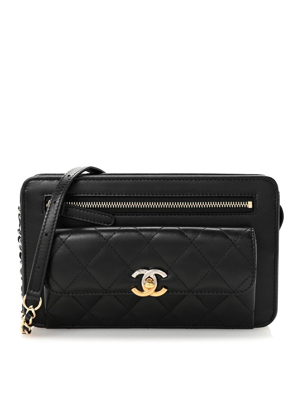Chanel Lambskin Quilted Front Pocket #375288C19B